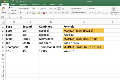 excel how to use concatenate.
